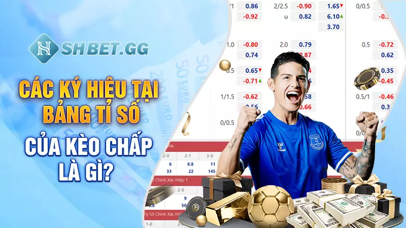 Các ký hiệu tại bảng tỉ số của kèo chấp là gì?