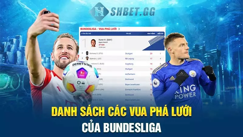 Danh sách cầu thủ đạt danh hiệu vua phá lưới Bundesliga